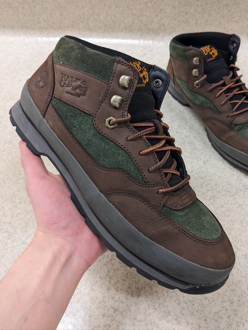 Vans x Timberland Half Cab Hiker beef and broccoli men's 10.5